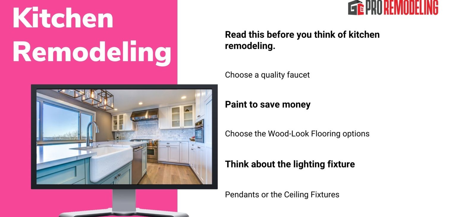 Read this before you think of kitchen remodeling.