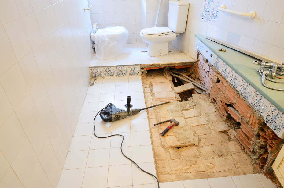 _remodeling a bathroom